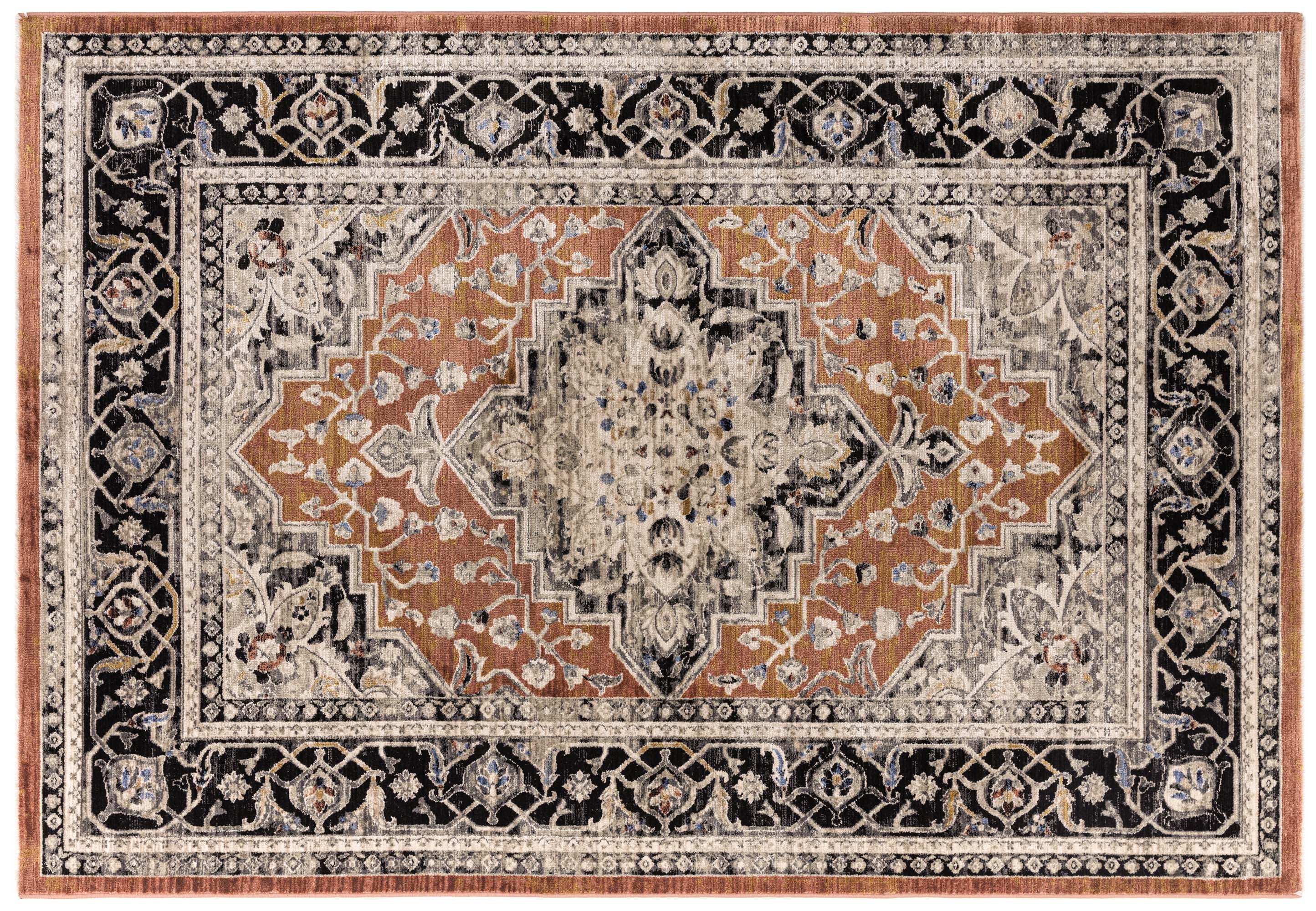 Sovereign Rug Terracotta Medallion, 120x166