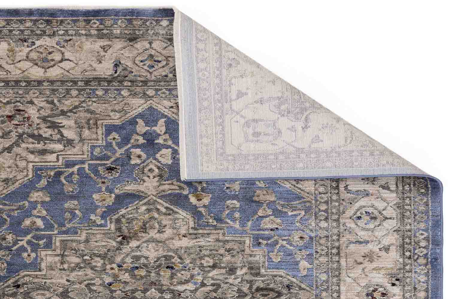 Sovereign Blue Medallion Rug, 160x240 - Image 3