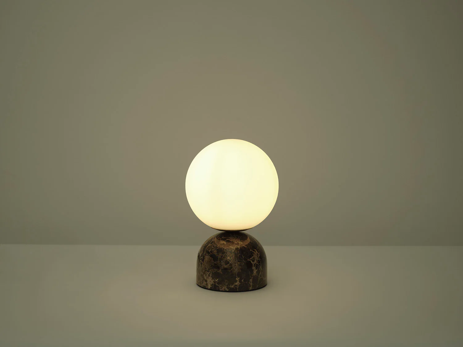 Table Lamp 03, Brown Marble - Image 4