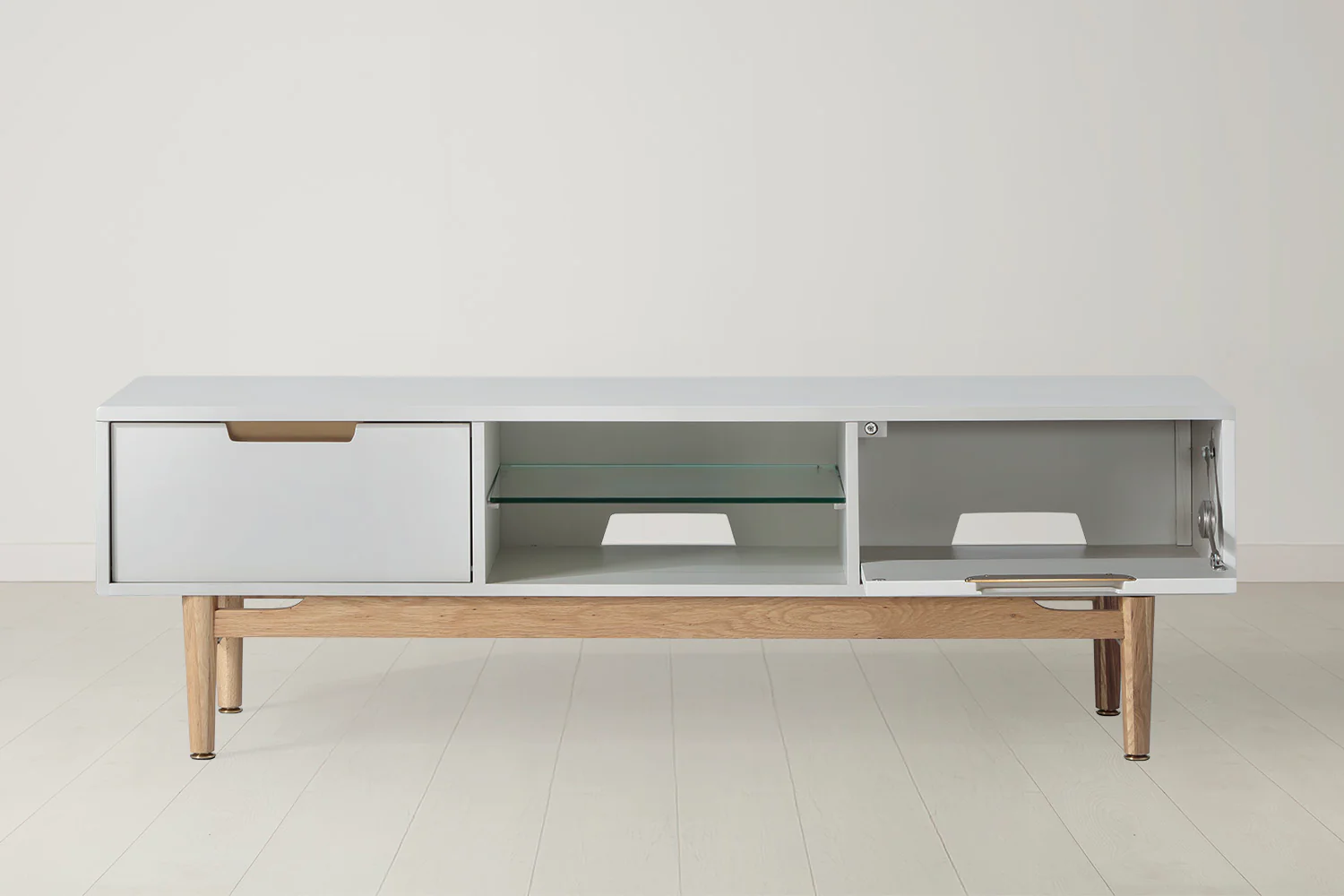 TV Unit 01 For TVs up to 60-inches, Grey - Image 2