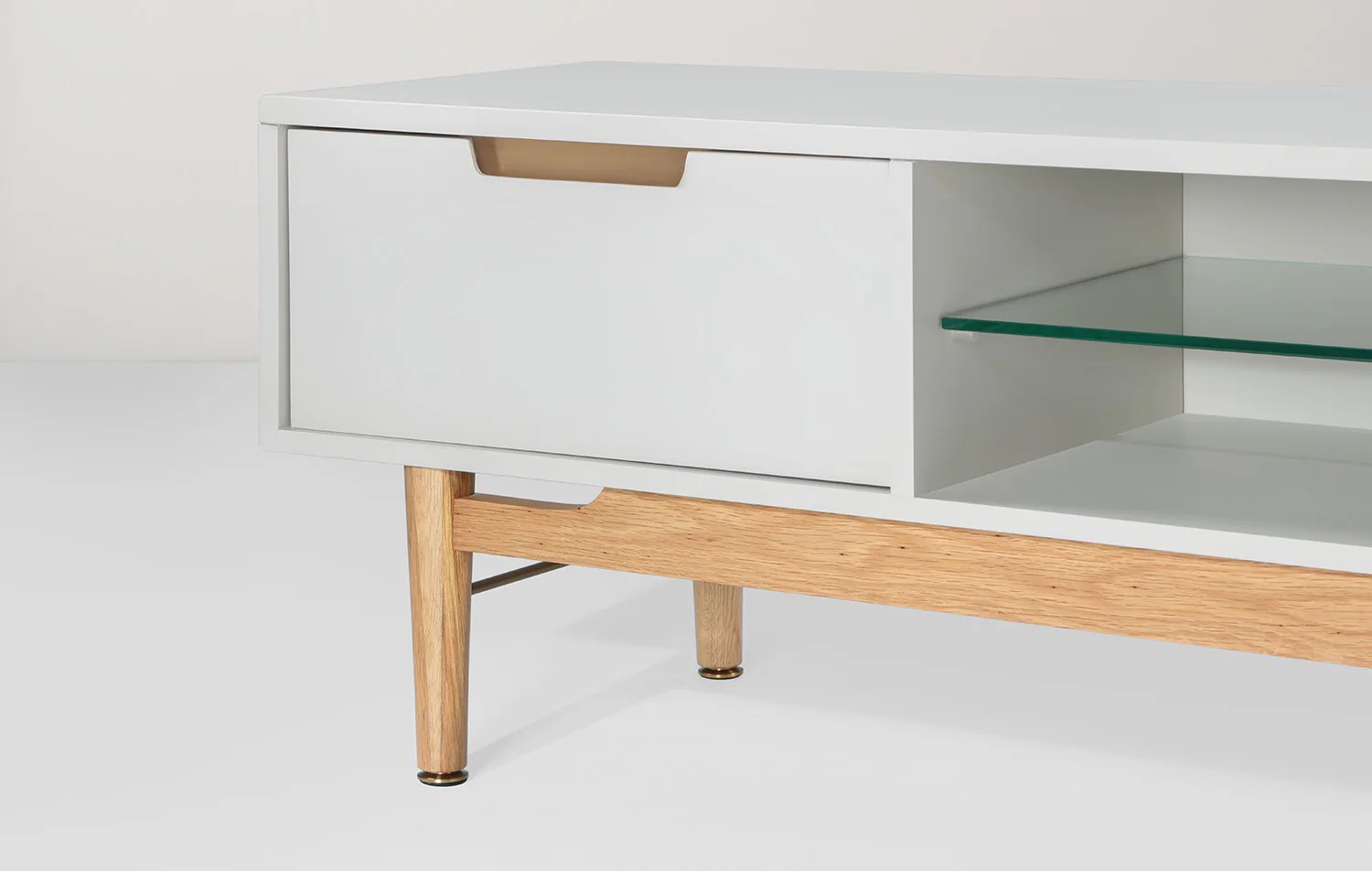 TV Unit 01 For TVs up to 60-inches, Grey - Image 7