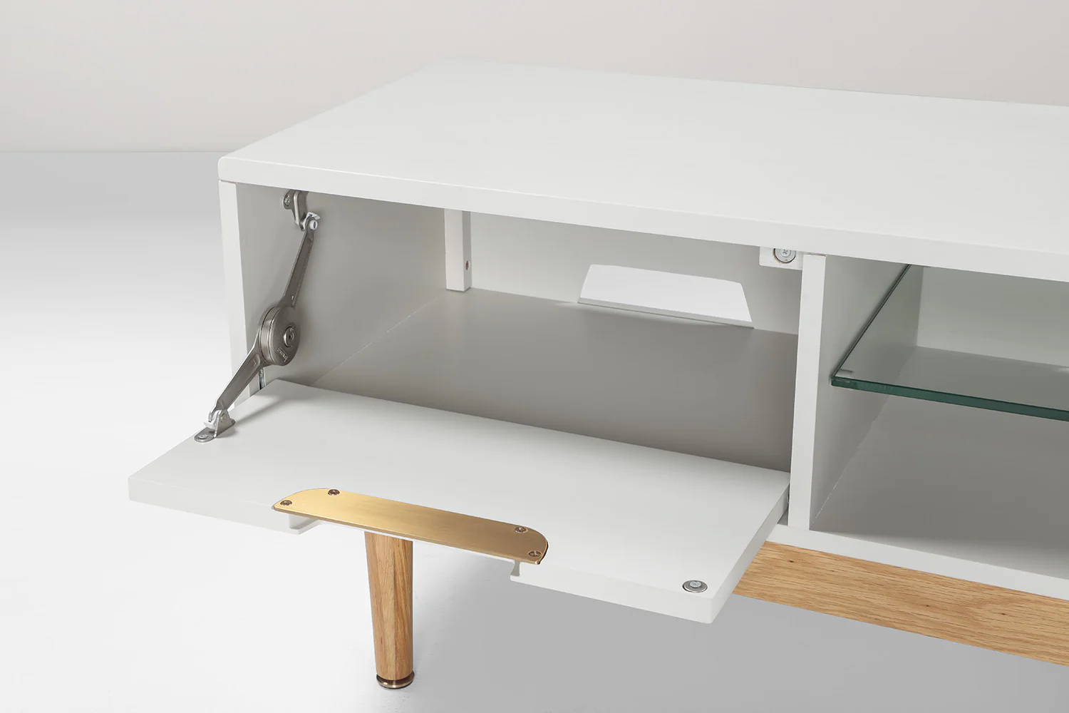 TV Unit 01 For TVs up to 60-inches, Grey - Image 9