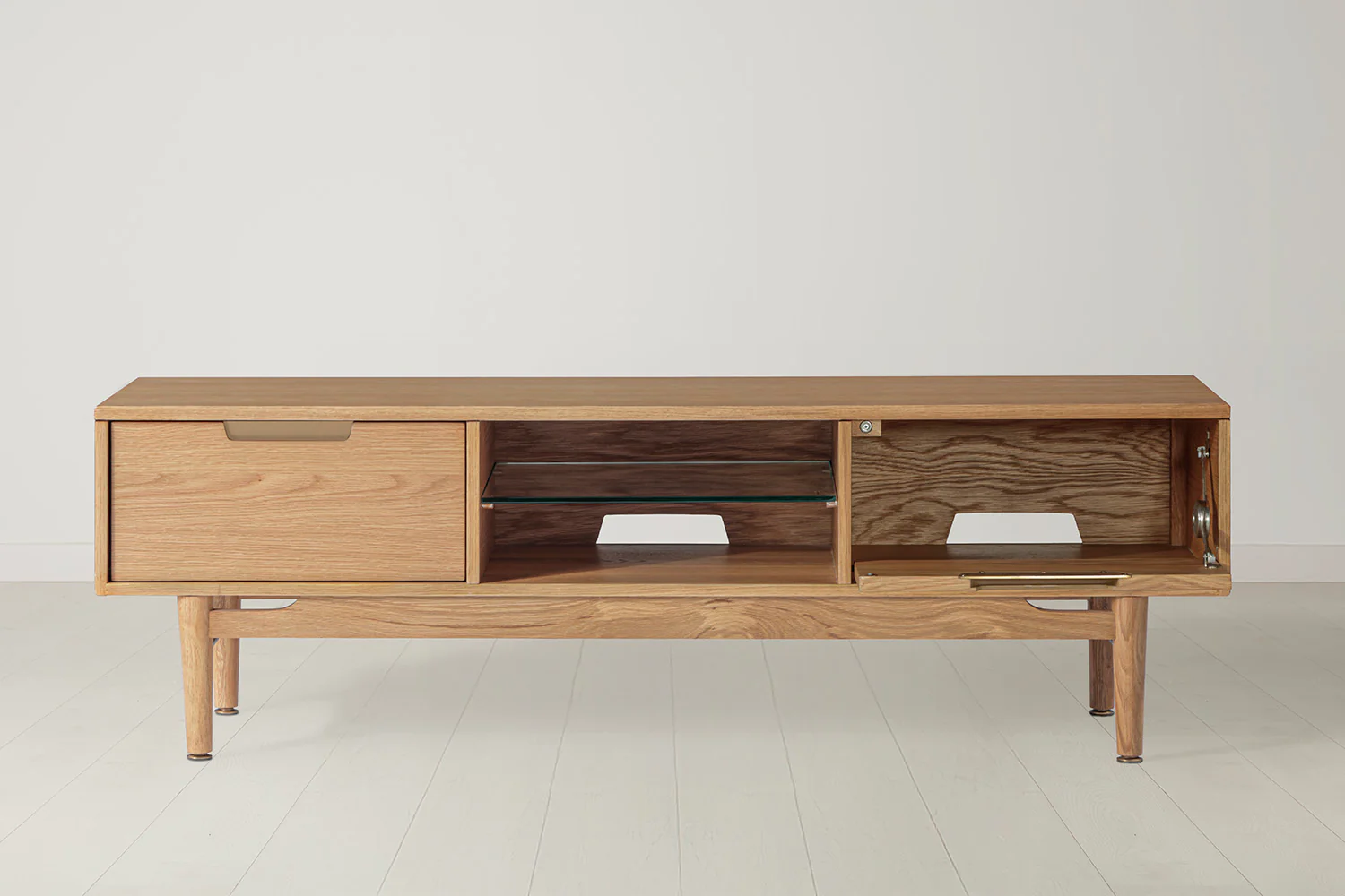 TV Unit 01 For TVs up to 60-inches, Oak - Image 2
