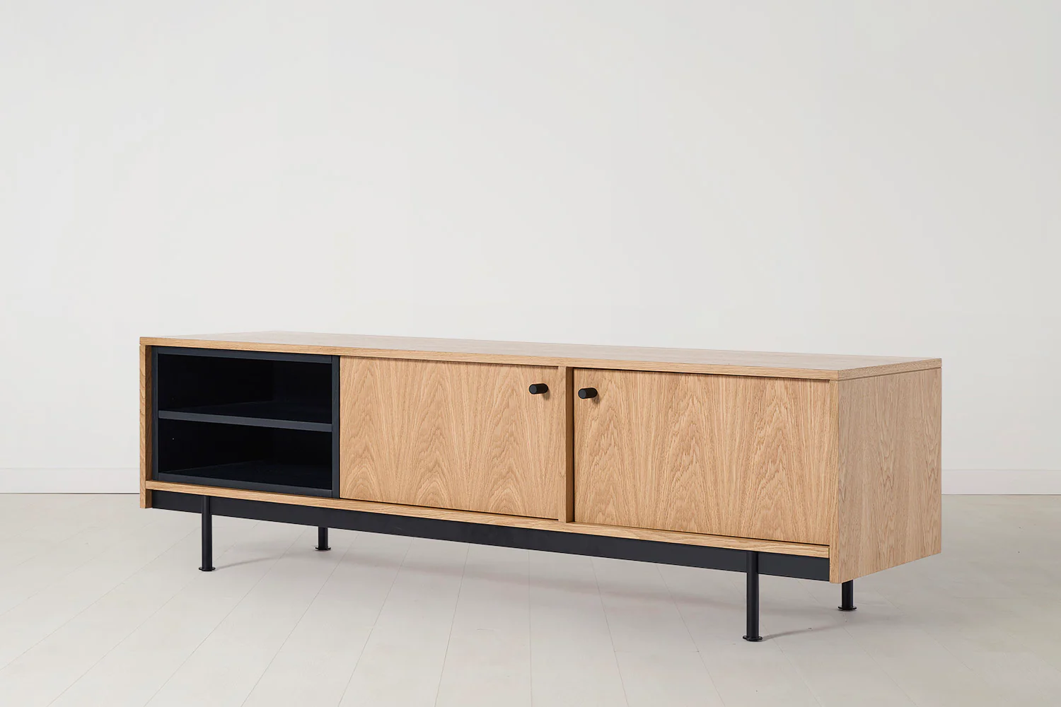 TV Unit 02 For TVs up to 65-inches, Oak - Image 5